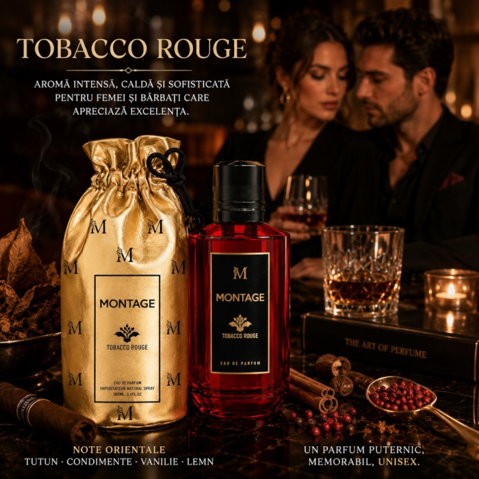 Tabaco Rouge Red – Inspirat din Red Tobacco de Mancera | Apă de Parfum 100 ml | Unisex | Montage Brands [3]