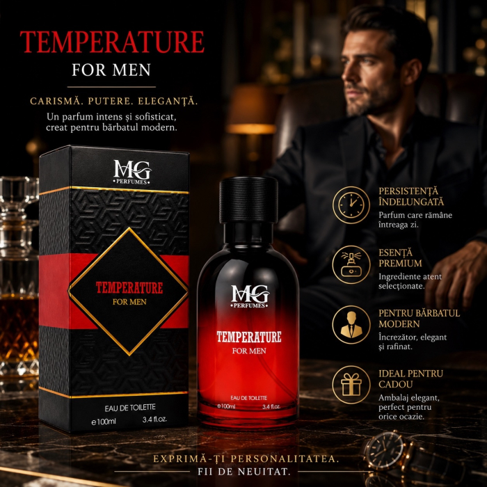 Temperature for Men – Inspirat din Fahrenheit | 100 ml | Pentru bărbați – MG Perfumes [3]