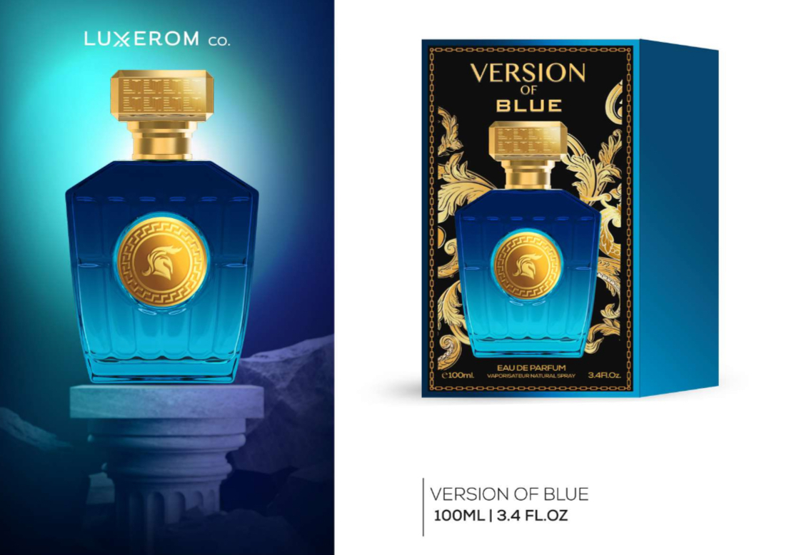 Version of Blue 100 ml - Luxerom Apa Parfum, barbati [2]