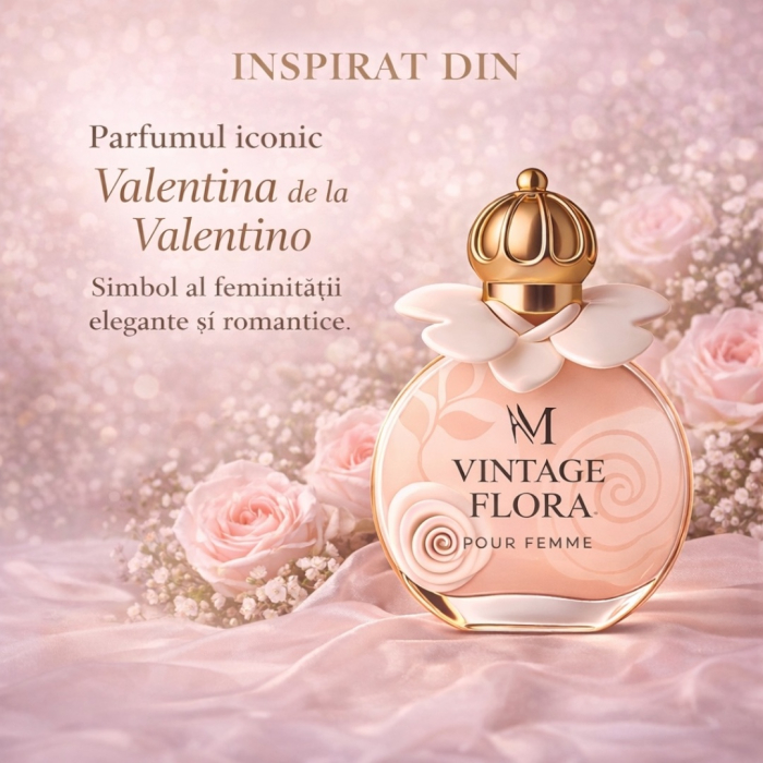 Parfum Vintage Flora Pour Femme – Inspirat din Valentina Valentino | Apă de Parfum 100 ml | Pentru Femei – Montage Brands [2]