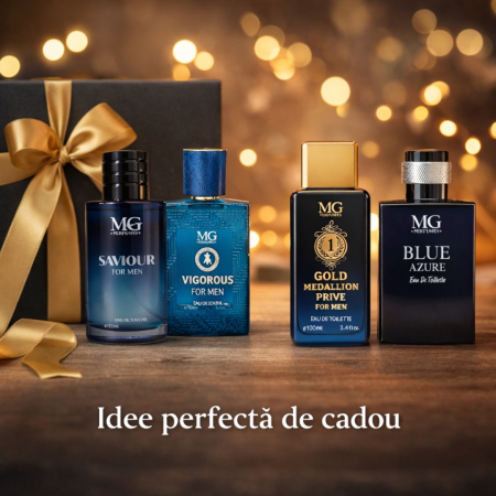 Set 4 parfumuri bărbați inspirate din Sauvage, Versace Eros, 1 Million și Bleu de Chanel – 4 x 100 ml – MG Perfumes [3]
