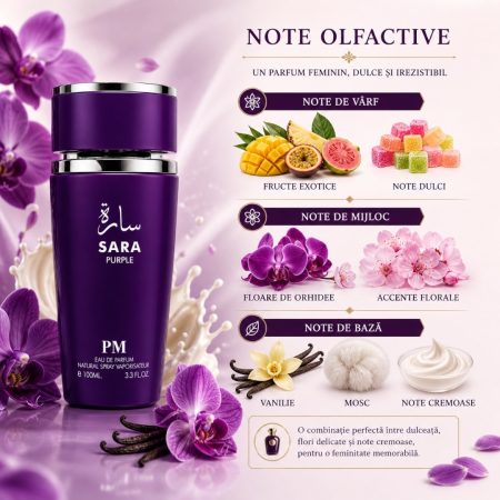 Parfum Sara Purple Perfume Mania – Apă de Parfum 100 ml pentru femei [1]