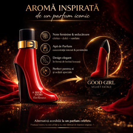 Parfum A Shoe Story Red Romance inspirat din Good Girl Velvet Fatale | Apă de Parfum 100 ml | Pentru Femei – Montage Brands [1]