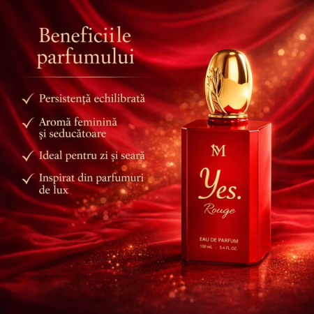 Parfum Yes Rouge – Inspirat din Si Passione de la Giorgio Armani | Apă de Parfum 100 ml | Pentru Femei – Montage Brands [3]