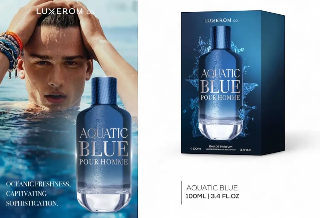 Aquatic Blue 100 ml - Luxerom Apa Parfum, barbati [1]