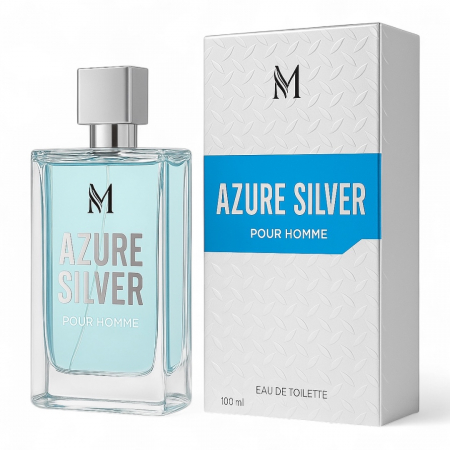 Tipuri de Parfum - Azure Silver 100ml - Parfum, barbatesc