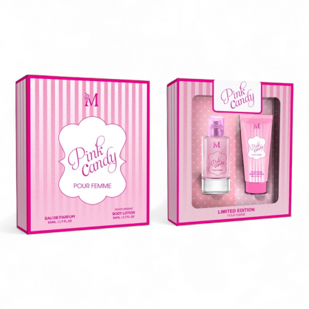 Seturi Cadou - Caseta cadou parfum + crema pentru femei,Pink Kandy