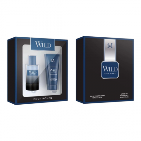 Seturi Cadou - Caseta cadou parfum + gel de dus  pentru barbati