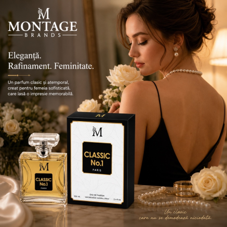 Classic No.1 – Inspirat din Chanel No.5 | 100 ml | Pentru femei – Montage Brands [2]