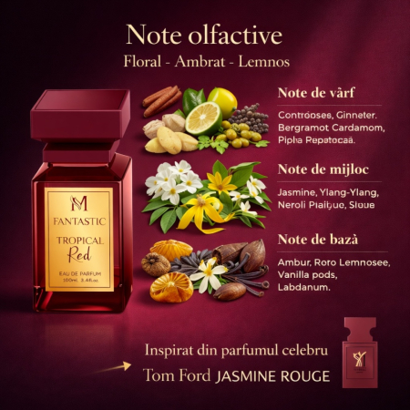 Parfum Fantastic Tropical Red inspirat din Jasmine Rouge | Apă de Parfum 100 ml | Pentru Femei – Montage Brands [2]