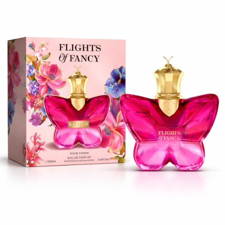 Parfumuri Citrice - Parfum femei floral dulce și persistent Flights of Fancy Blush Eau de Parfum 100 ml – inspirat din Aqua Allegoria Flora Bloom de la Guerlain – Montage Brands