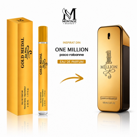 Gold Medal For Men – Parfum Inspirat din One Million Eau de Parfum | Montage Brands 35 ml [1]