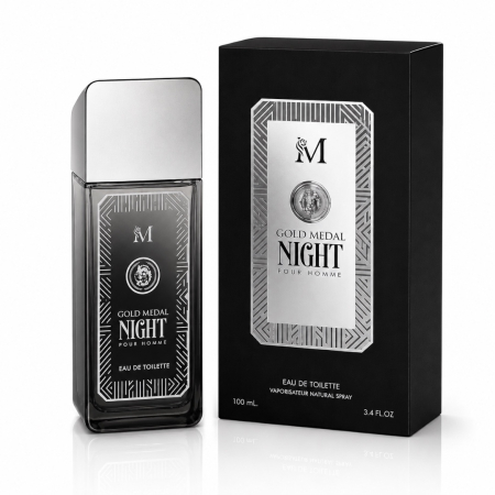 Parfumuri Barbati - Gold Medal Night – Inspirat din One Million Black by Paco Rabanne | 100 ml | Pentru bărbați – Montage Brands