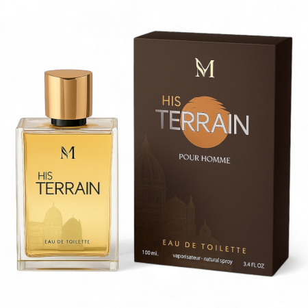 Tipuri de Parfum - His Terrain for Men 100ml - Apa Parfum, barbati