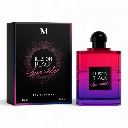 Tipuri de Parfum - Illusion Black Sparkle for Men 100ml - Apa Parfum, unisex