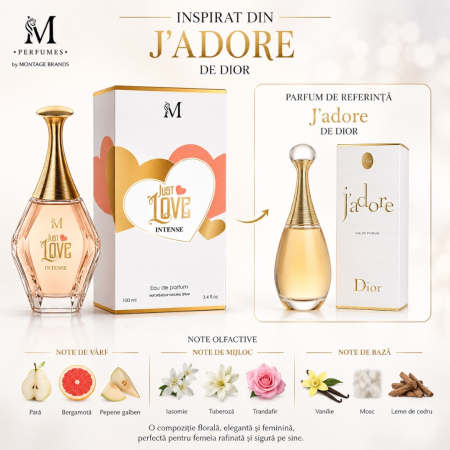 Just  Love Intense – Inspirat din J’adore de Dior | 100 ml | Montage Brands [1]