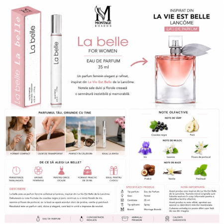 La Belle – Parfum Inspirat din La Vie Est Belle Eau de Parfum | Montage Brands 35 ml [2]