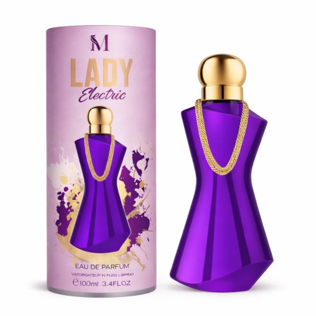 Parfumuri Dulci - Parfum femei Lady Electric 100 ml Eau de Parfum – parfum dulce floral elegant inspirat din Divine de la Jean Paul Gaultier – Montage Brands
