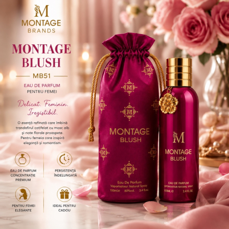 Montage Blush – Inspirat din Roses Musk de la Montale | 100 ml | Pentru femei – Montage Brands [2]
