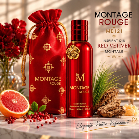 Montage Rouge – Inspirat din Red Vetiver de la Montale | 100 ml | Pentru bărbați – Montage Brands [2]