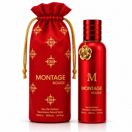 Parfumuri Femei - Montage Rouge – Inspirat din Red Vetiver de la Montale | 100 ml | Pentru bărbați – Montage Brands