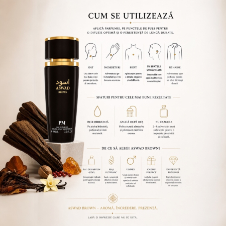 Parfum Aswad Brown Perfume Mania – Apă de Parfum 100 ml Unisex [2]