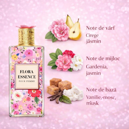 Parfum Femei Flora Essence 100 ml – Dulce Floral Seducător Inspirat din Gucci Flora Gorgeous Gardenia [1]