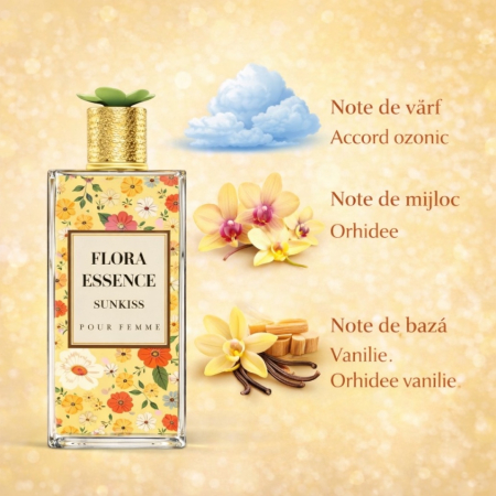 Parfum Femei Flora Essence Sunkiss 100 ml – Floral Exotic Seducător Inspirat din Gucci Gorgeous Orchid [1]