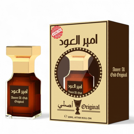Tipuri de Parfum - Parfum Oriental fara Alcool - Extract Concentrat pe Baza de Ulei, 20ml Roll-on-Ameer Al Oud Original