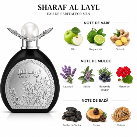 Parfum Sharaf Al Layl 100 ml pentru Bărbați – Apă de Parfum Persistentă și Elegantă | AFAQ Perfumes [1]