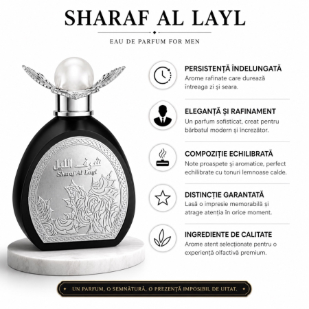 Parfum Sharaf Al Layl 100 ml pentru Bărbați – Apă de Parfum Persistentă și Elegantă | AFAQ Perfumes [2]