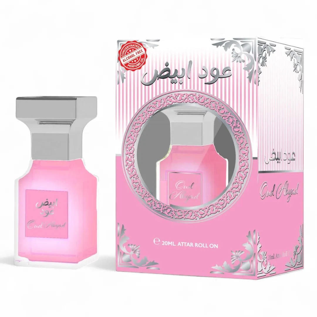 Set 3 Parfumuri Orientale, fără Alcool – Extracte Concentrate pe Bază de Ulei 20 ml Roll-on – Oud Abiyad, Dehn Al Oud, Pure Musk [1]