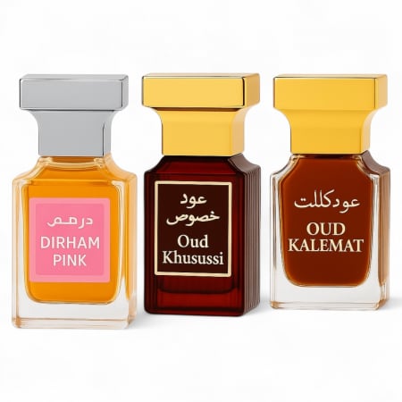 Seturi si Pachete - Set 3 Uleiuri Parfumate Orientale - Esenta fara alcool x20ml - Pachet 1