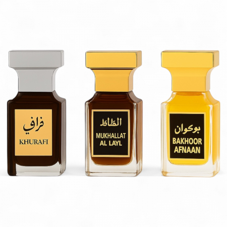 Seturi si Pachete - Set 3 Uleiuri Parfumate Orientale - Esenta fara alcool x20ml - Pachet 2
