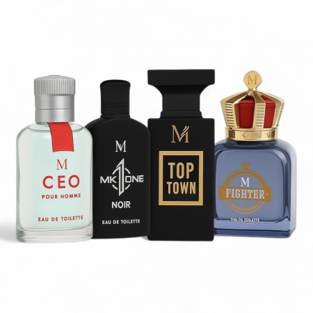 Seturi si Pachete - Set 4 Parfumuri de Barbati - Ceo + Mk Noir + Top Town + Fighter