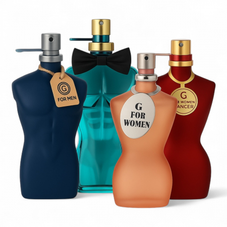 Seturi si Pachete - Set 4 Parfumuri Inspirate Jean Paul Gaultier – 2 Masculine si 2 Feminine