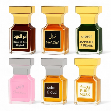 Seturi si Pachete - Set 6 Uleiuri Parfumate Orientale - Esenta fara alcool x20ml - Pachet 2