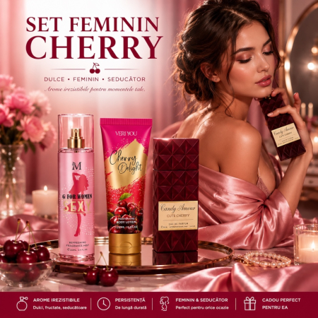Set Cadou Femei Cherry – G For Women Sexy, Cherry Delight & Candy Amour | Montage Brands [5]