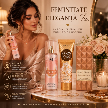 Set Cadou Femei cu Arome Dulci – Pompea, Vanilla Crush & Candy Amour | Montage Brands [4]