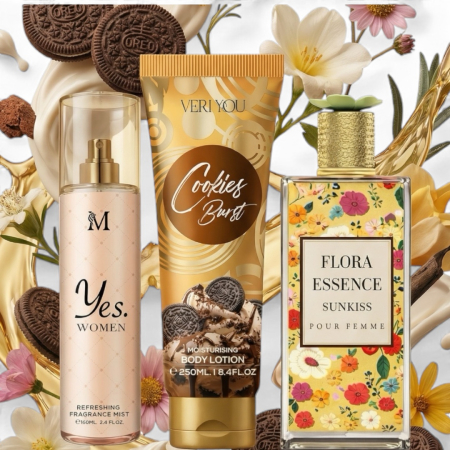 Set Cadou Femei Dulce Seducător – Parfum 100 ml + Body Mist + Lotiune | Inspirat din Armani & Gucci [1]