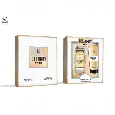 Seturi Cadou - Set Celebrity Spirit Pour Femme – Inspirat din Fame Paco Rabanne | Apă de Parfum 50ml + Loțiune de corp 50ml