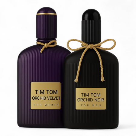 Seturi si Pachete - Set Parfumuri pentru Ea și El – Tim Tom Orchid Velvet si Orchid Noir, Inspirate din Tom Ford