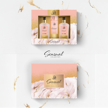 Seturi Cadou - Set Sensual Collection – Shower Gel + Fragrance Mist + Body Lotion (Inspirat din gama de body mist-uri americane în stil Victoria’s Secret)
