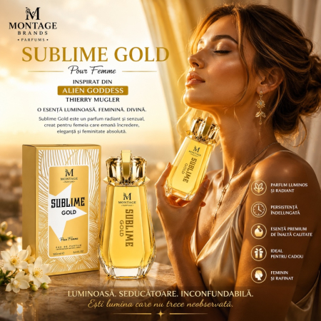 Sublime Gold – Inspirat din Alien Goddess | 100 ml | Pentru femei – Montage Brands [2]