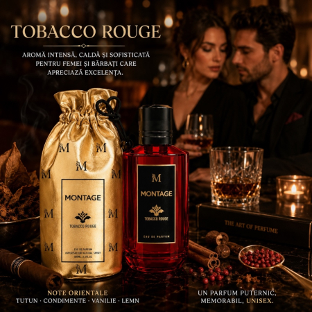 Tabaco Rouge Red – Inspirat din Red Tobacco de Mancera | Apă de Parfum 100 ml | Unisex | Montage Brands [2]