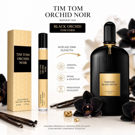 Tim Tom Orchid Noir – Inspirat din Black Orchid de la Tom Ford | 35 ml | Pentru bărbați – Montage Brands [1]