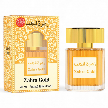 Tipuri de Parfum - Zahra Gold 20ml - Esenta fara alcool, unisex