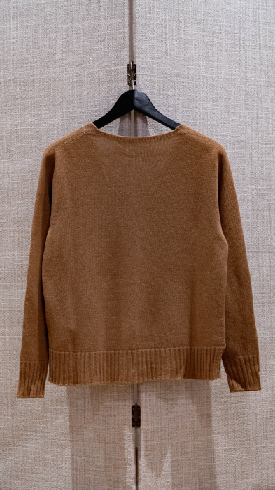 Cardigan cu nasturi si maneci lungi, textura 3D, din blend de lana, vascoza si cashmere [3]