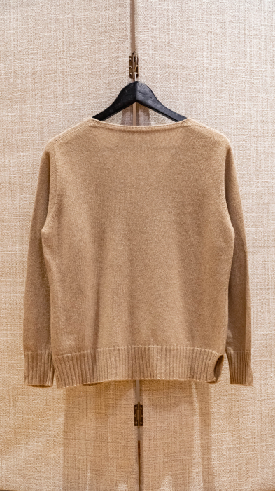 Cardigan cu nasturi si maneci lungi, textura 3D, din blend de lana, vascoza si cashmere [3]