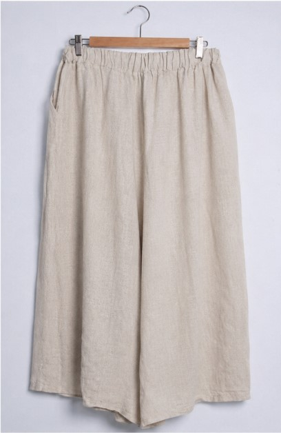 Shyloh – Pantaloni 7/8 din in cu croială largă și buzunare [2]
